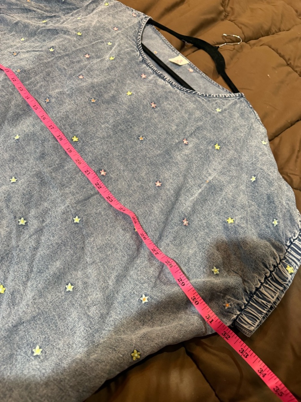 Blue Star Relaxed Tunic Top - Picture 9 of 10
